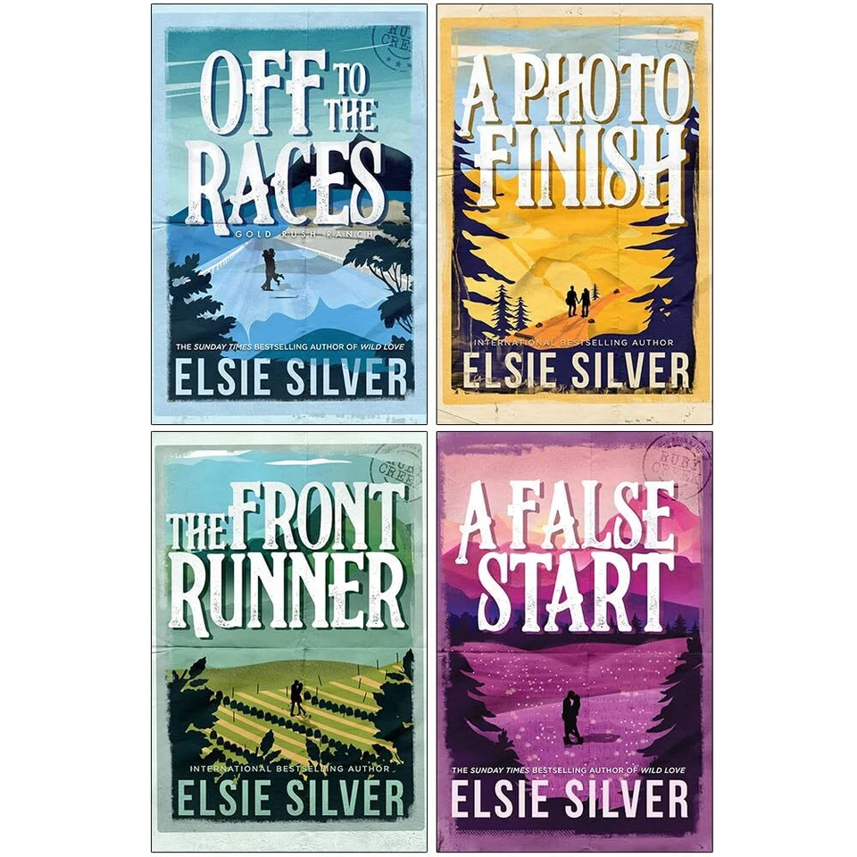 Gold Rush Ranch Series By Elsie Silver 4 Books Collection Set | Elsie Silver - Image 1 of 1