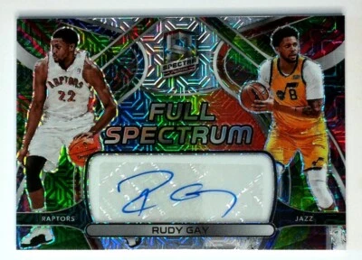 2021-22 Panini Spectra Basketball NBA #FSS-RGY Rudy Gay /25 Full Spectrum Auto - Image 1 of 3
