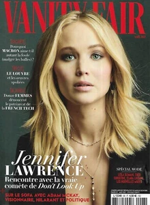 VANITY FAIR n°98 mars 2022 Jennifer Lawrence/ McKay-Don't look up/ Macron/ Mode - Imagen 1 de 11
