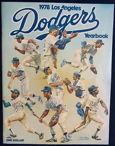 Vintage 1978 Los Angeles Dodgers Baseball Yearbook Program Garvey Cey Lasorda - Picture 1 of 6