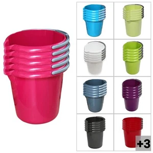 5x Rival Putzeimer 5L Set - Eimer rund, Wassereimer, Haushaltseimer mit Skala - Bild 1 von 12