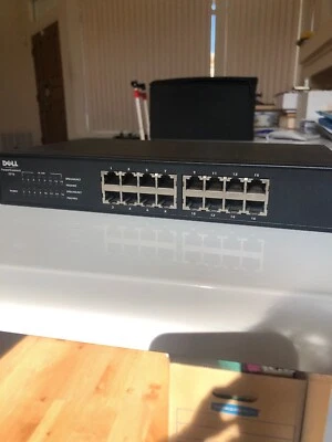 Dell Powerconnect 2216 16 Port External Ethernet Switch - Image 1 of 4
