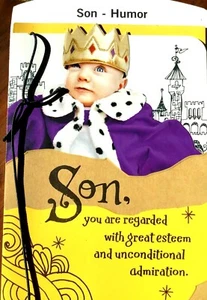 Funny SON Happy BIRTHDAY Cards,  for Your Teen & Adult SON, 15 CHOICES 46A - Picture 1 of 47