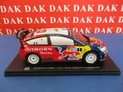 Die cast 1/24 Modellino Auto Citroen C4 WRC Rally Germany 2008 S. Loeb - Immagine 1 di 4