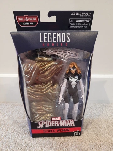 Hasbro Marvel Legends Spider-Man Molten Man Series Spider-Woman 6 Inch  Figure Cover