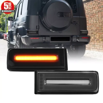 For Mercedes Benz W463 G-Class 99-18 AMG Smoked LED Rear Tail Light Brake Lights Foto 1 de 4