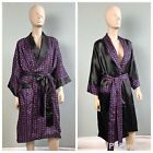 Vintage Kimono Dressing Gown. Reversible Robe. Unisex. Size 18-24 Or Mens Xl