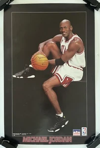 Original Michael Jordan vintage poster chicago bulls nba basketball 1998 - Picture 1 of 7