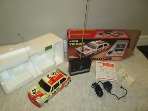 super selten RC Corgi VW GOLF 1 Turbo Rally Car radio controlled OVP a. Sammlung - Bild 1 von 12