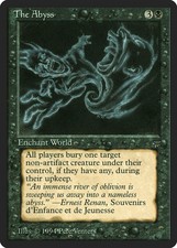The Abyss Legends PLD Black Rare Reserved List MAGIC GATHERING CARD ABUGames