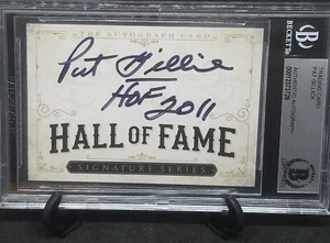 PAT GILLICK Signature Card AUTO signed BAS Beckett Authentic Autographed - Bild 1 von 1