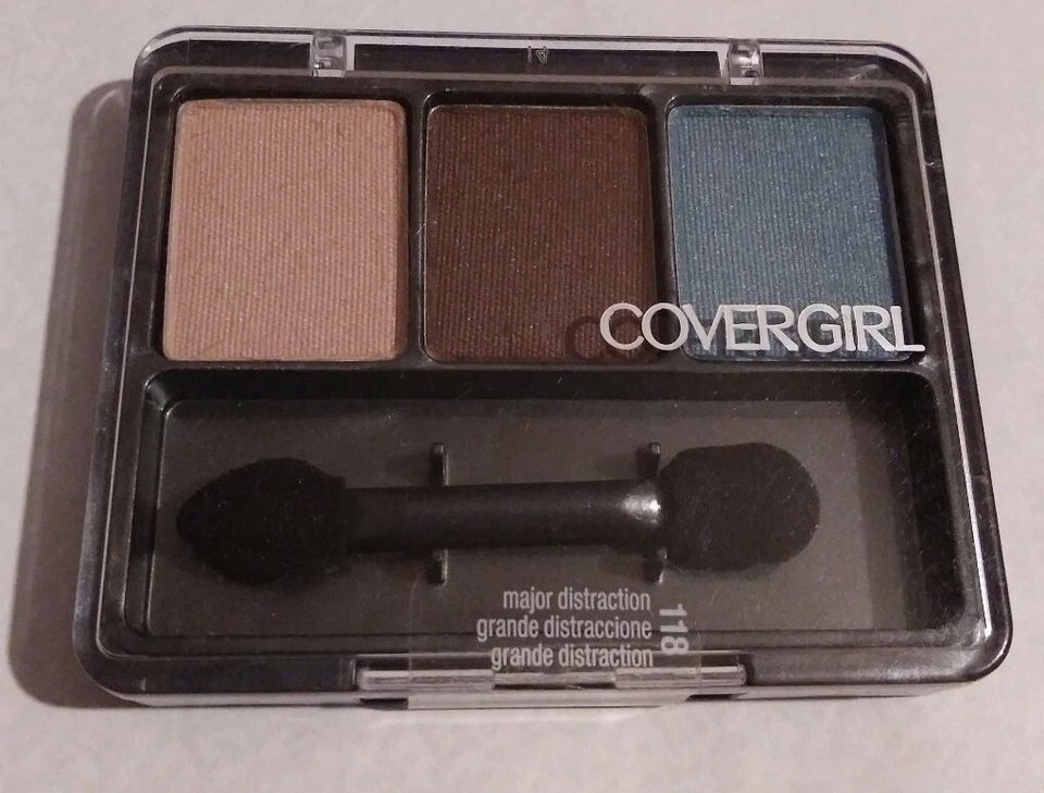 COVERGIRL Eye Shadow Major Distraction 118 Beige Brown Blue