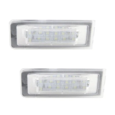 Xenon White LED License Plate Light Clear Cover Fit For Audi TT 8N 1999-2006 - Image 1 of 4