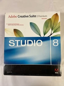 Adobe Creative Suite 2 Premium Education Software MAC Sealed Book Mint - Picture 1 of 2