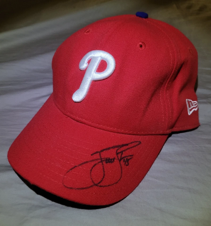 TAMPA PHILLIES AUTOGRAFADA TOM "FLASH" GORDON - Imagem 1 de 1