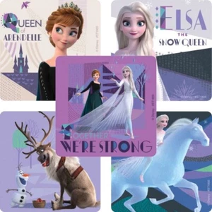 Frozen Stickers x 5 - Birthday Party Favours Supplies Frozen 2 Snow Queen Elsa - Picture 1 of 6
