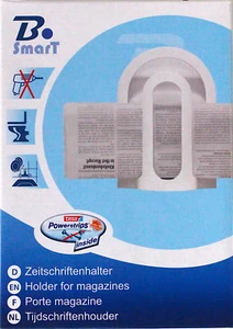 Zeitschriftenhalter Zeitungs Magazin Halter Wandzeitungshalter weiß - Bild 1 von 2