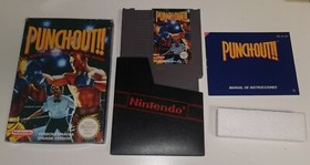 PUNCH-OUT NINTENDO NES PAL ESPA&Ntilde;A ESP COMPLETO VER FOTOS RARO DE VER PUNCH OUT