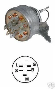 725-0267 Interruttore accensione Indak con tasti per MTD Murray 421064 - Foto 1 di 1