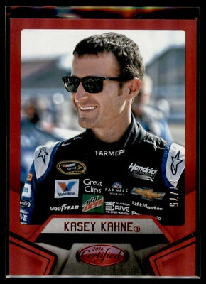 2016 Panini Certified Racing NASCAR MIRROR RED Parallel #14 Kasey Kahne #37/75 - Image 1 of 2
