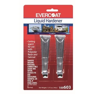 Fiberglass Evercoat 603 Liquid Hardener Fiberglass Resin 1.5 oz. 44cc 2 Pack - Picture 1 of 1