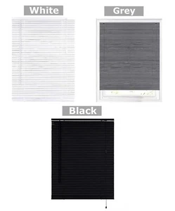 Persianas venecianas de PVC para ventana de fácil ajuste persianas recortables cortina hogar oficina - Imagen 1 de 27