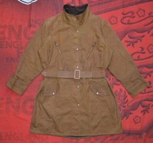 Chaqueta Barbour L1086 Newhampton Cera Mujer Marrón Estilo Inglaterra Impermeable  - Imagen 1 de 24
