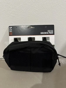 5.11 Tactical Flex 9.6 Horizontal Pouch BLACK BRAND NEW NWT Tactical Molle J1 - Picture 1 of 13