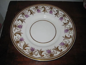 WORCESTER REGENCY PERIOD PLATE CLASSICALLY INSPIRED GILDED DESIGN - Picture 1 of 3