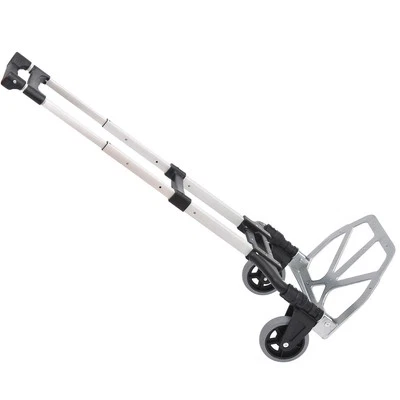 HOMCOM Carrello Portapacchi Pieghevole max 70kg con Maniglie Telescopiche - Immagine 1 di 4