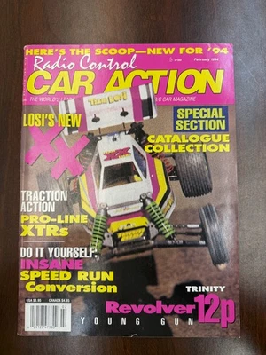 Radio Control Car Action magazine RCCA February 1994 RC vintage - Image 1 of 2