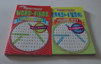 Lot of 2 Kappa Pocket Puzzle Word-Finds Books Volumes 226 & 227 - Brand New!! - Image 1 of 4