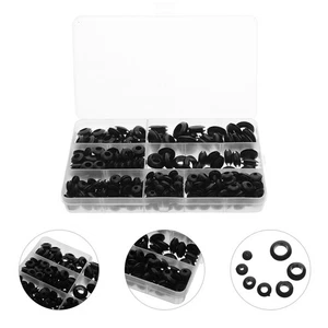 260pcs Rubber Grommet Assortment Kit Rubber Grommets For Wiring Automotive - Picture 1 of 20