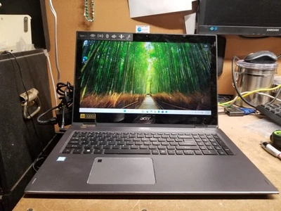 Acer Spin 5 SP515-51N Touch i5-8250U@1.60Ghz 8GB 256GB SSD Windows 11 Home-Leer Foto 1 de 4