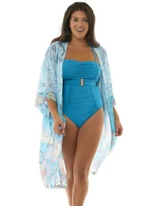 Seaspray Rosalind Kimono Beach Cover Up SY008571 Womens Holiday Beachwear - Picture 1 of 4