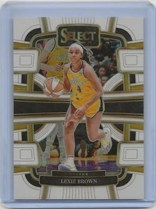 2024 Lexie Brown /99 Panini Select WNBA White Prizm #67 Concourse Sparks - Picture 1 of 2