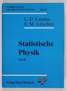 Statistische Physik Teil II (Lehrbuch der Theoretischen Physik Band 9) Eschrig, - Foto 1 di 3