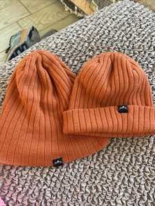 Sombrero de Invierno Rei Unisex Color Naranja Talla Única 2 Sombreros - Imagen 1 de 4