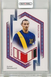 2024 Futera Unique World Football Zlatan Ibrahimovic Reflection Jersey /4 - Picture 1 of 2