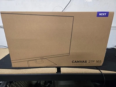 NZXT Canvas 27" IPS FHD 240Hz 1ms 1920 x 1080 Gaming Monitor Black Canvas 27F - Image 1 of 4