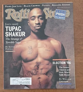 Rolling Stone Magazin Okt 1996 Tupac Shakur Tribute Memorial Ausgabe #746 selten - Bild 1 von 2