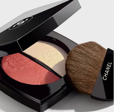 Chanel JARDIN IMAGINAIRE Blush & Highlighter duo Gold & Peach. Limited Edition - Image 1 of 2