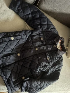 Next Navy Quilted Jacket Age 5-6 Boys Excellent Condition - Picture 1 of 6