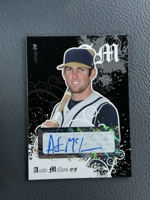 RARE! 2008 Just Minors Black Glossy Edition 1/1 Austin McClune #JF-32 AUTO - Image 1 of 2