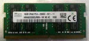 Moduł RAM SK Hynix 16GB 2Rx8 PC4-2666V-SE1-11 DDR4 - HMA82GS6DJR8N-VK - Zdjęcie 1 z 5