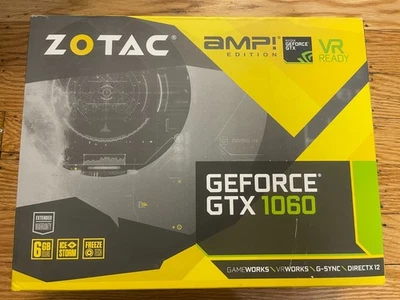 ZOTAC NVIDIA GeForce GTX 1060 6GB GDDR5 Graphics Card. Good Condition - Image 1 of 4