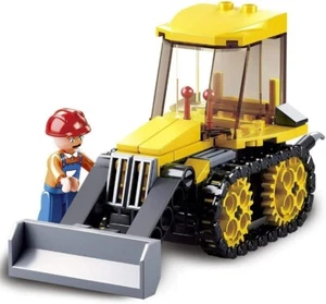 Sluban - SLU08610 - Tractor Bulldozer Building Blocks - 132 Pcs. - Picture 1 of 3