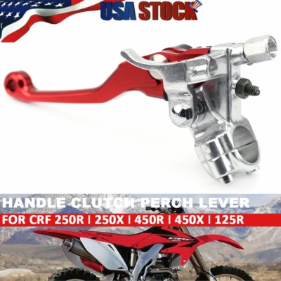 Manillar CNC embrague palanca mango percha para HONDA CRF 125R 250R 250X 450X 450R Foto 1 de 4