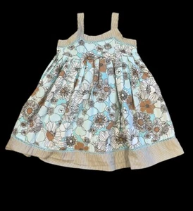 Maggie & Zoe Blue Floral Sleeveless Lined Flowy Sundress 2T - Picture 1 of 10