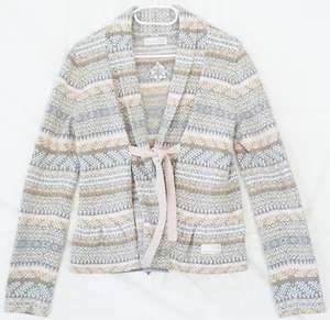 Odd Molly 616M Multicolor Knit Fair Isle Cotton Cardigan Size 2 - Picture 1 of 6